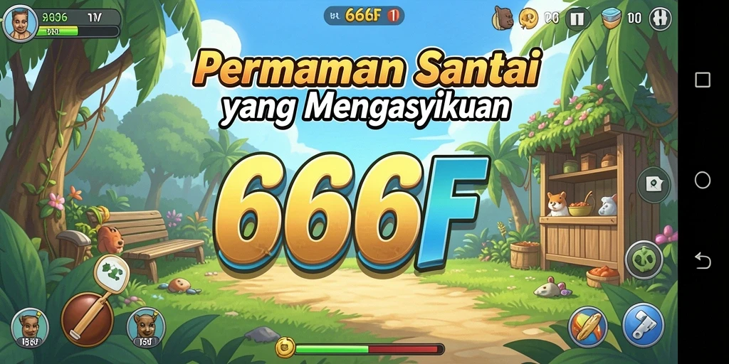 Tampilan gameplay 666F yang menarik dan interaktif.