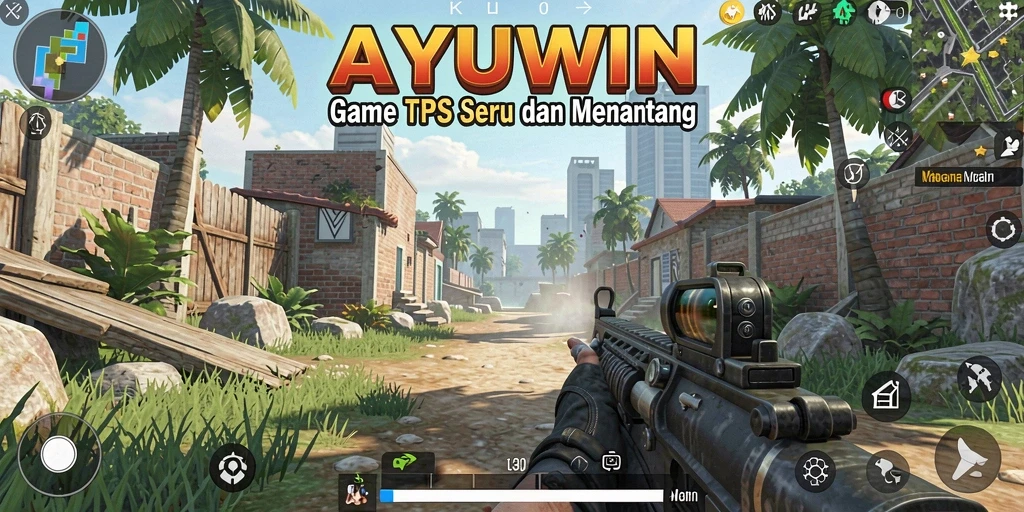 Tampilan menarik dari gameplay AYUWIN dengan aksi seru.