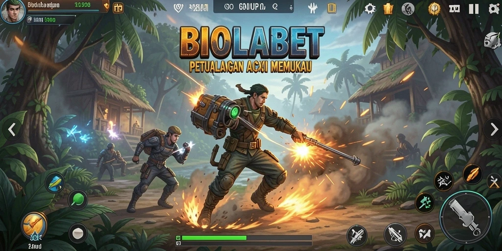 Gameplay seru dan menegangkan saat bertempur di BIOLABET.