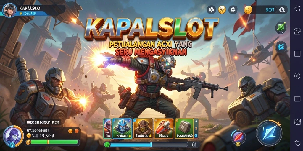 Demonstrasi gameplay seru di KAPALSLOT dengan aksi mendebarkan.