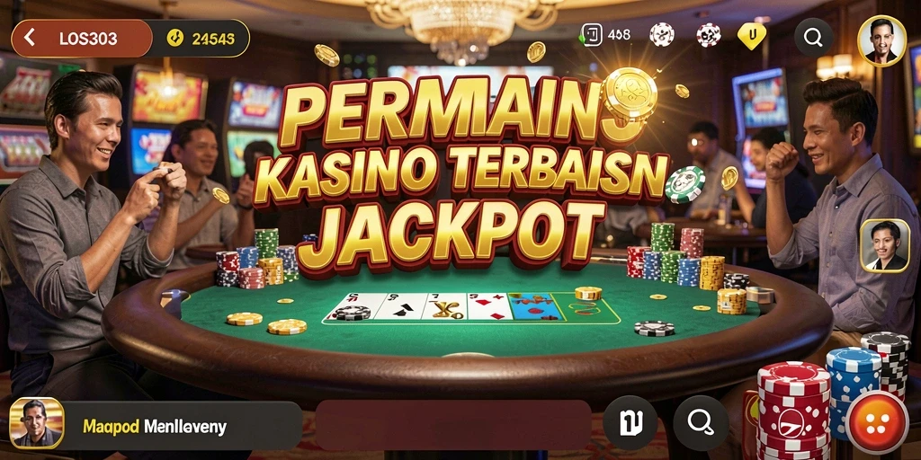 Tampilan menarik dari gameplay Kasino di LOS303.