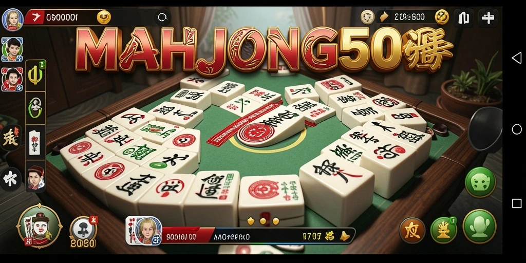 Tampilan gameplay seru MAHJONG500 dengan lagu-lagu favorit.