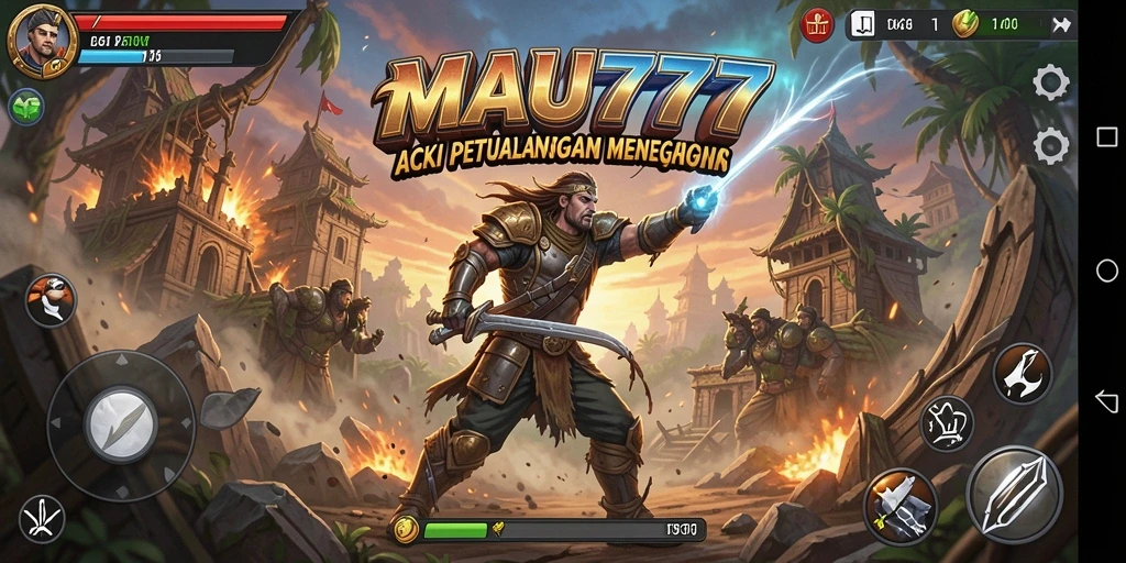 Tangkapan layar gameplay MAU777 yang mendebarkan saat bertempur.