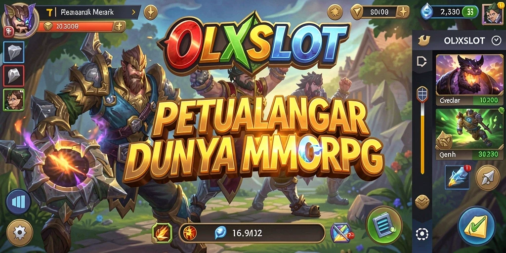 Tampilan gameplay menakjubkan dari OLXSLOT dengan karakter dan pemandangan yang menarik.