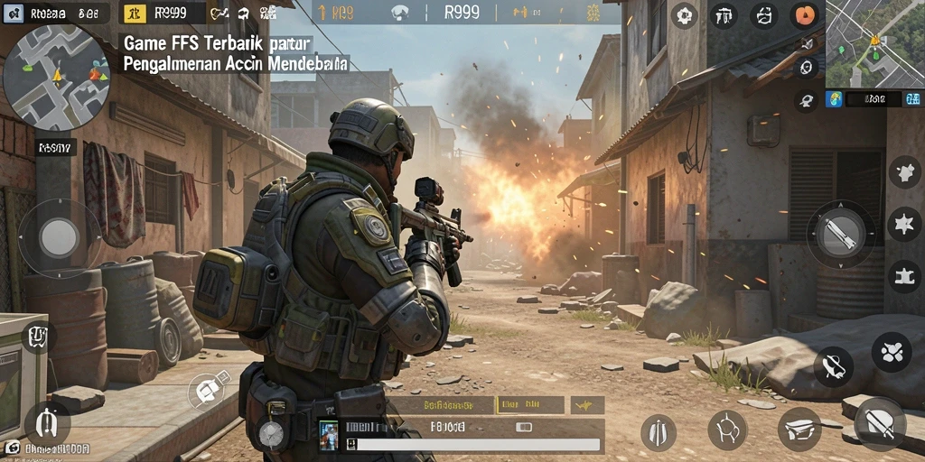 Screenshot gameplay menampilkan pertarungan seru dalam <strong>RR999</strong> dengan grafis memukau.