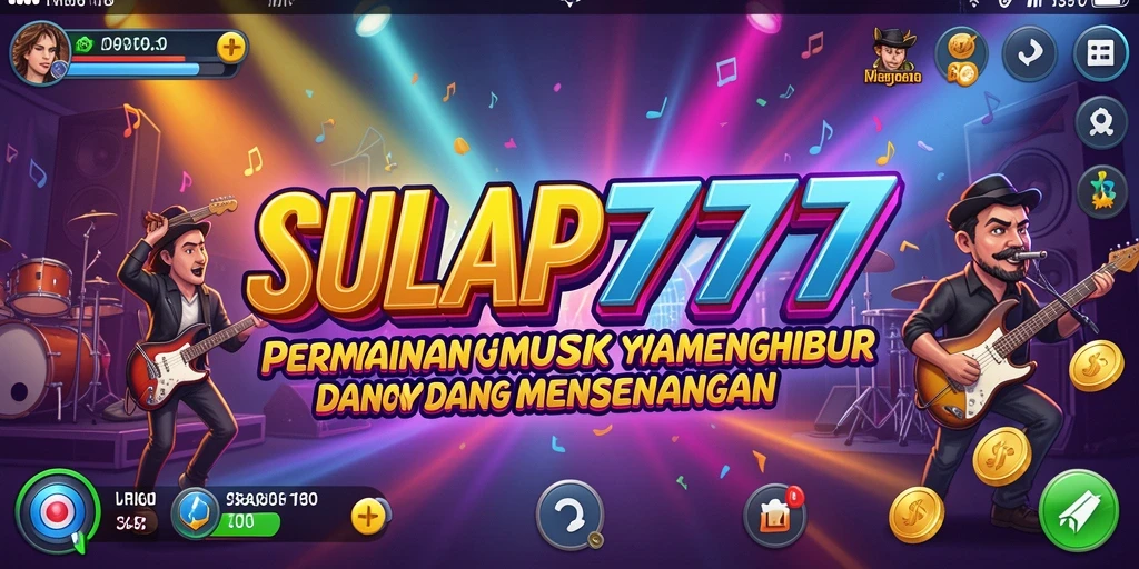 Tampilan gameplay SULAP777 yang menarik dan penuh warna.