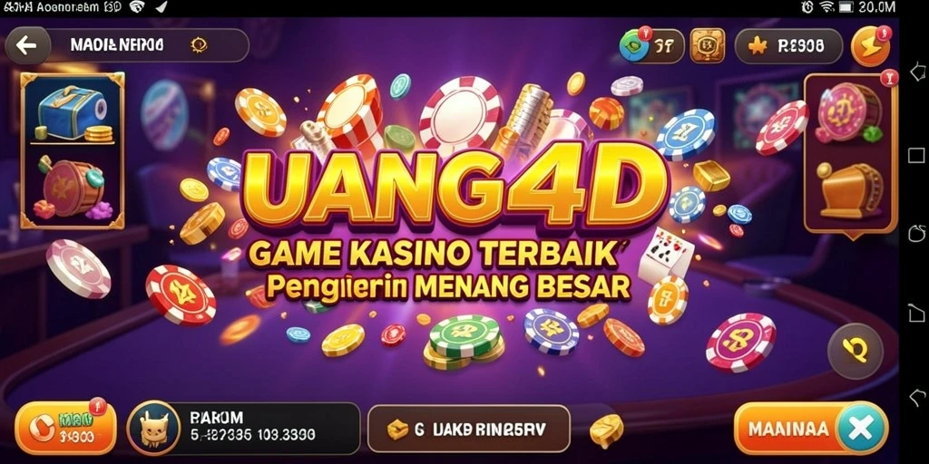 Tampilan gameplay Kasino yang menarik dan interaktif di UANG4D.