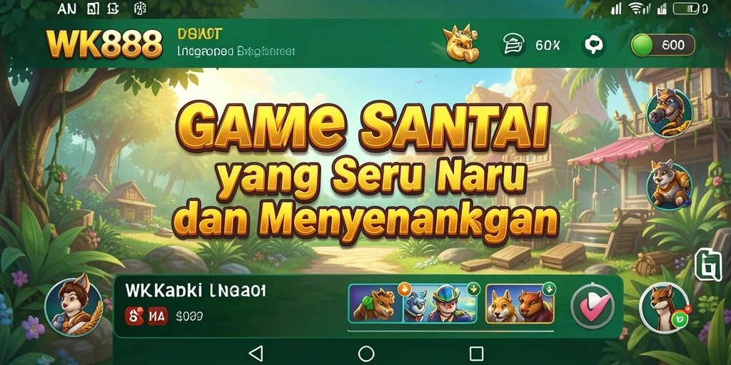 Tampilan gameplay WK888 yang seru dan penuh warna.